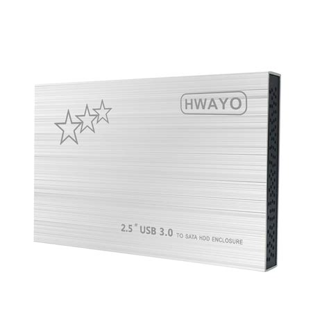 750GB External Hard Drive Portable - HWAYO 2.5'' Ultra Slim HDD Storage USB 3.0 for PC, Laptop, Mac, Chromebook, Xbox One (Black)