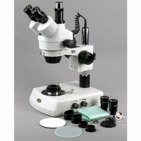 AmScope DK-SI Darkfield Condenser with Iris for Stereo Microscopes
