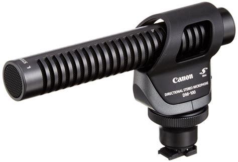 Canon 2591B002 DM-100 Directional Stereo Microphone for HF/HG Series Camcorders , black