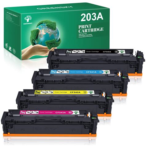 🔥 Flash Sale GREENSKY Compatible Toner Cartridge Replacement for HP 202A 202X M281fdw CF500A for HP Laserjet Pro MFP M281fdw M254dw M281cdw M281dw M280nw CF501A CF502A CF503A Printer (BCMY, 4-Pack)