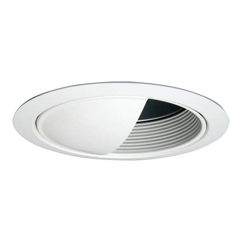 Best Cyber Monday 🔥 HALO 6 in. White Recessed Ceiling Light Baffle Wall Wash and Reflector Trim, (430W)
