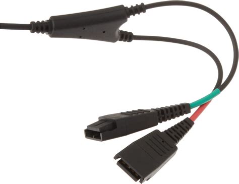 Jabra 265-09 Link 265 USB/QD Training Cable, Black