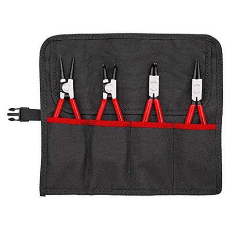 Best Deal Knipex 00 19 56 Circlip Pliers Sets angled (4 Piece) in tool roll