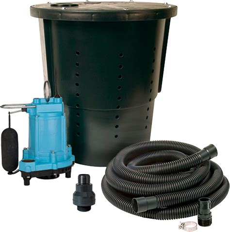 Little Giant 14940655 1/3 HP CS-SS Pre-Packaged Crawl Space Sump System, 1.5
