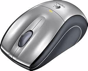 Logitech V320 Cordless Optical Mouse for Notebooks- Grey