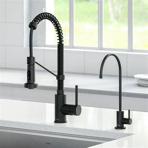 NeierThodore Matte Black Pull Down Kitchen Faucet with Magnetic Docking Sprayer Single Handle Commercial Kitchen Sink Faucets