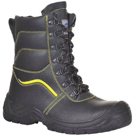 Portwest UFW05BKR0115 Regular Fit Steelite Fur Lined Protector Boot, Size 115, Black