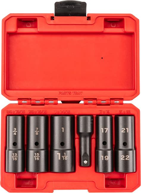 TEKTON 1/2 Inch Drive Impact Lug Nut Socket Set (9-Piece)  SID92415