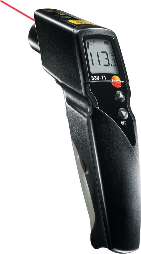 Best Review Testo 0560 8314 830-T1 IR Thermometer, 30:1 Optics and Dual Laser