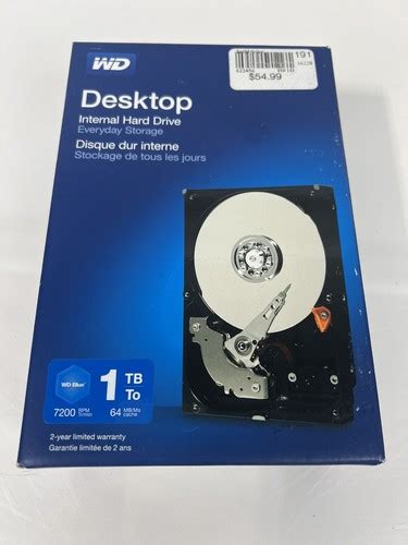 Flash Deals - 70% OFF WD 1 TB 3.5-Inch Desktop Mainstream WDBH2D0010HNC-NRSN