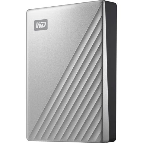 WD 5TB My Passport Ultra for Mac Silver Portable External Hard Drive HDD, USB-C and USB 3.1 Compatible - WDBPMV0050BSL-WESN
