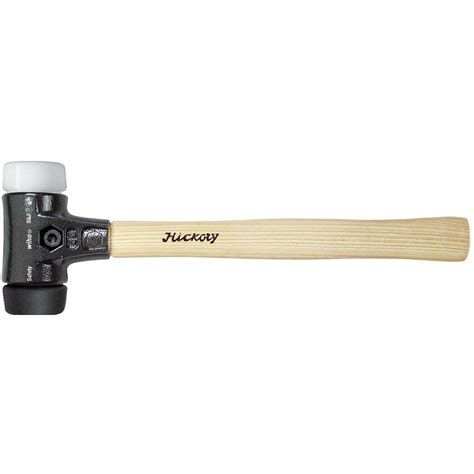 Wiha 83239080" Safety Medium Hard Soft-Faced Short Hammer, Black/White, 80 mm