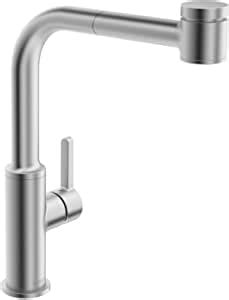 in2aqua, 6001.1.80.2, in2aqua Edge Single-Lever Kitchen Faucet with Swivel Spout; Veggie Spray, Stainless Steel